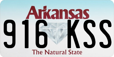 AR license plate 916KSS