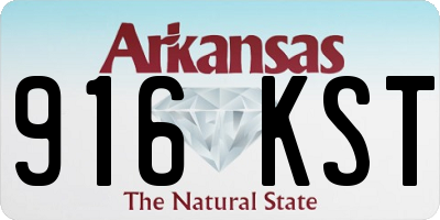 AR license plate 916KST