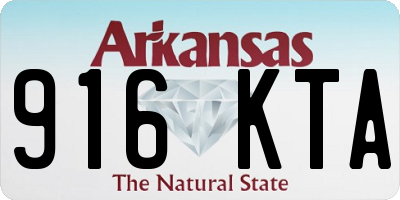 AR license plate 916KTA