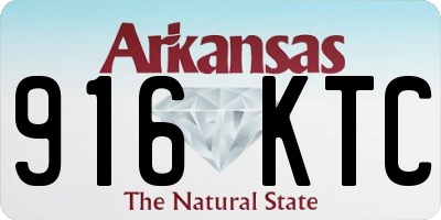 AR license plate 916KTC