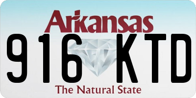AR license plate 916KTD