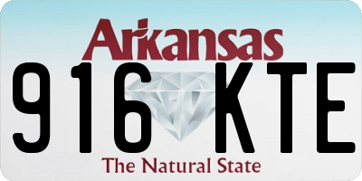 AR license plate 916KTE