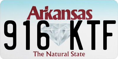 AR license plate 916KTF