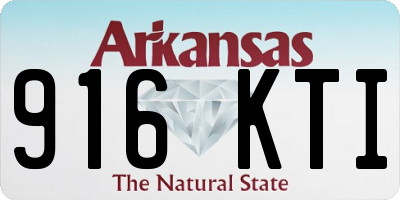 AR license plate 916KTI