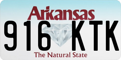 AR license plate 916KTK