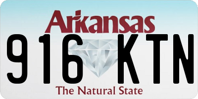 AR license plate 916KTN