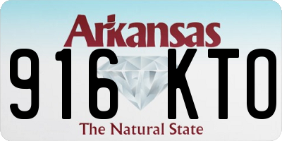 AR license plate 916KTO