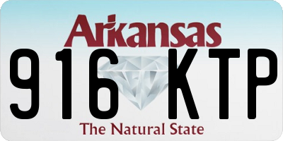 AR license plate 916KTP