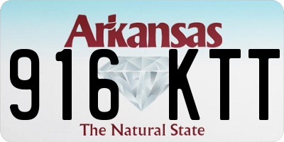 AR license plate 916KTT