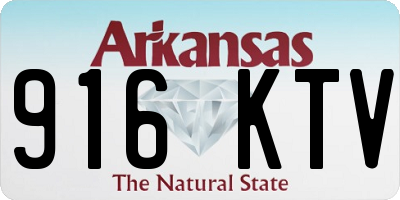 AR license plate 916KTV