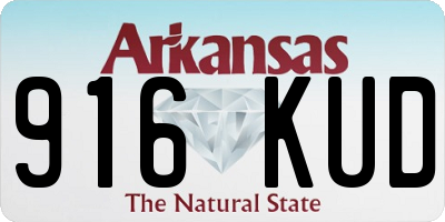 AR license plate 916KUD