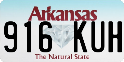 AR license plate 916KUH