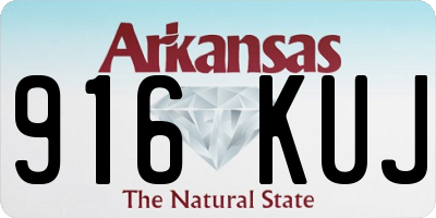 AR license plate 916KUJ