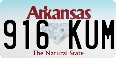 AR license plate 916KUM