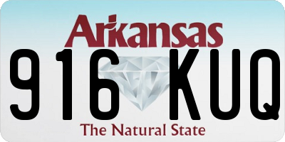 AR license plate 916KUQ