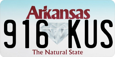 AR license plate 916KUS