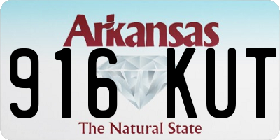 AR license plate 916KUT