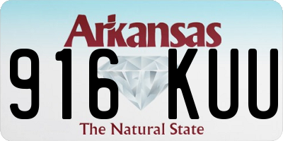AR license plate 916KUU