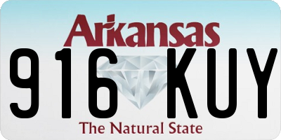 AR license plate 916KUY