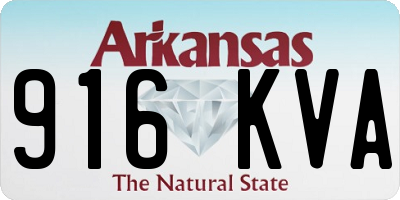 AR license plate 916KVA