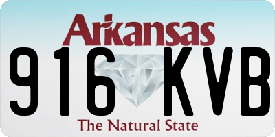 AR license plate 916KVB