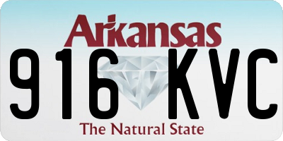AR license plate 916KVC