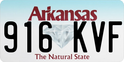 AR license plate 916KVF