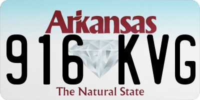 AR license plate 916KVG