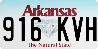 AR license plate 916KVH