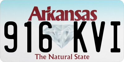 AR license plate 916KVI