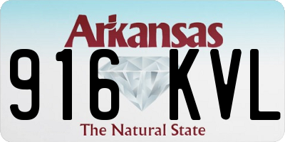 AR license plate 916KVL