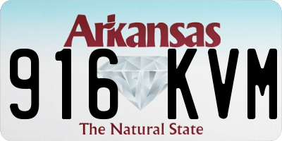 AR license plate 916KVM