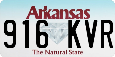 AR license plate 916KVR