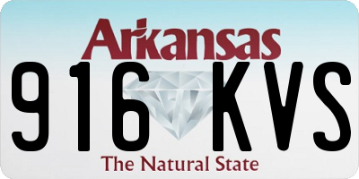 AR license plate 916KVS