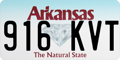 AR license plate 916KVT