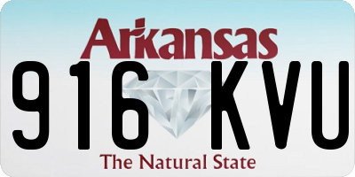 AR license plate 916KVU