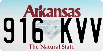 AR license plate 916KVV