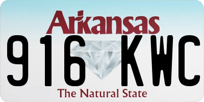 AR license plate 916KWC