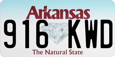 AR license plate 916KWD