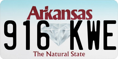 AR license plate 916KWE
