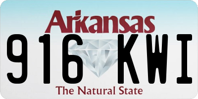 AR license plate 916KWI