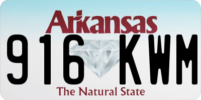 AR license plate 916KWM