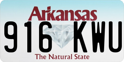 AR license plate 916KWU