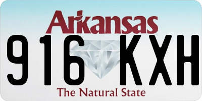 AR license plate 916KXH