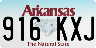 AR license plate 916KXJ