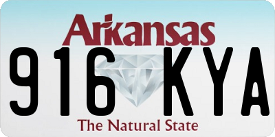 AR license plate 916KYA