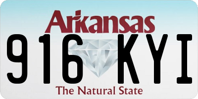 AR license plate 916KYI