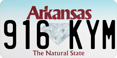 AR license plate 916KYM