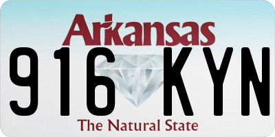 AR license plate 916KYN