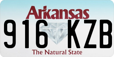 AR license plate 916KZB
